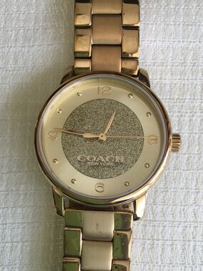 Coach goldtone wristwatch